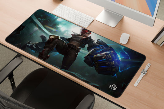 Arcane Jinx Vi League Of Legends - XXL and XXXXL Mouse Pad - PixelGears