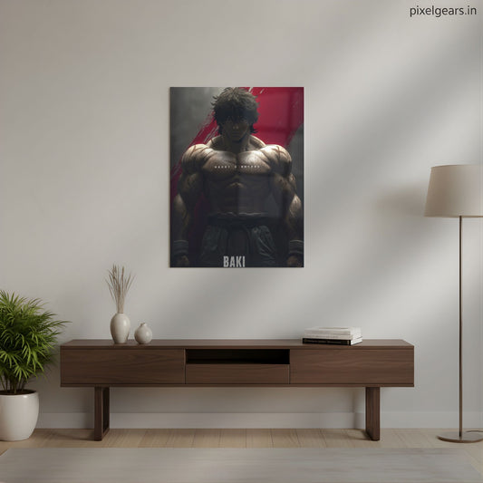 Baki: The Next Generation Metal Poster | Aesthetic Pop Art Wall Decor & Painting
