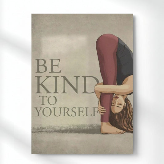 Be Kind Metal Poster | Aesthetic Pop Art Wall Decor & Painting