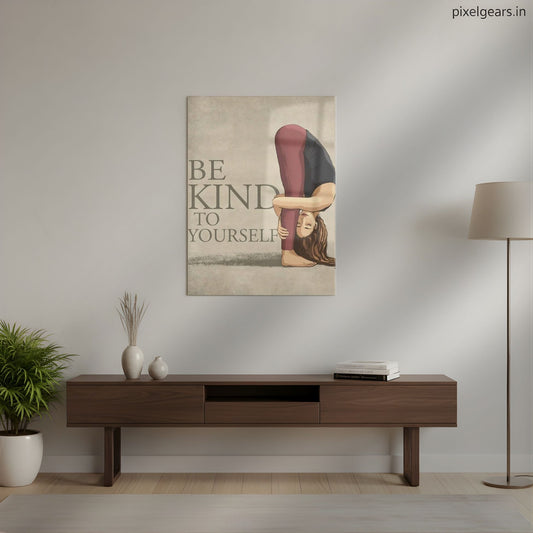 Be Kind Metal Poster | Aesthetic Pop Art Wall Decor & Painting