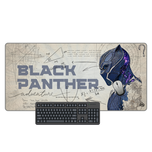 Black Panther LineArt Edition - XXL and XXXXL Mouse Pad - PixelGears