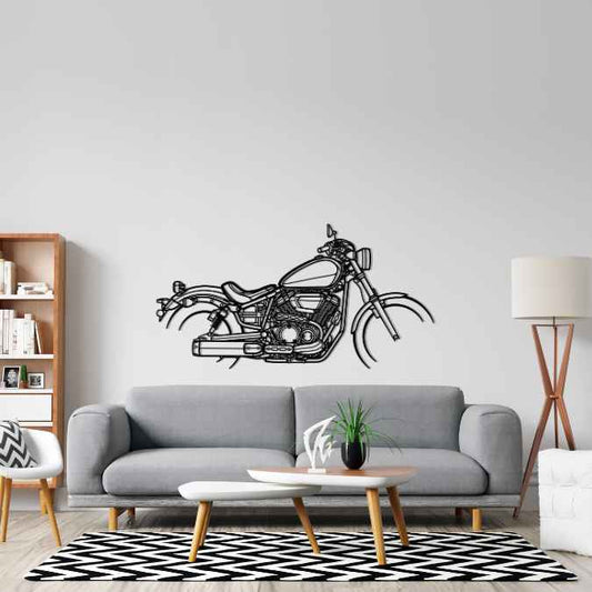 Bolt 2013 Metal Wall Art Bike Silhouettes | Wall Decor | Gift For Men - Pixelgears