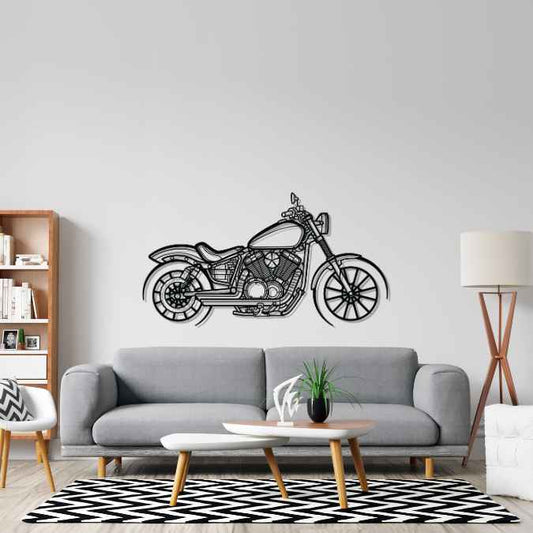 Bolt 2015 Metal Wall Art Bike Silhouettes | Wall Decor | Gift For Men - Pixelgears