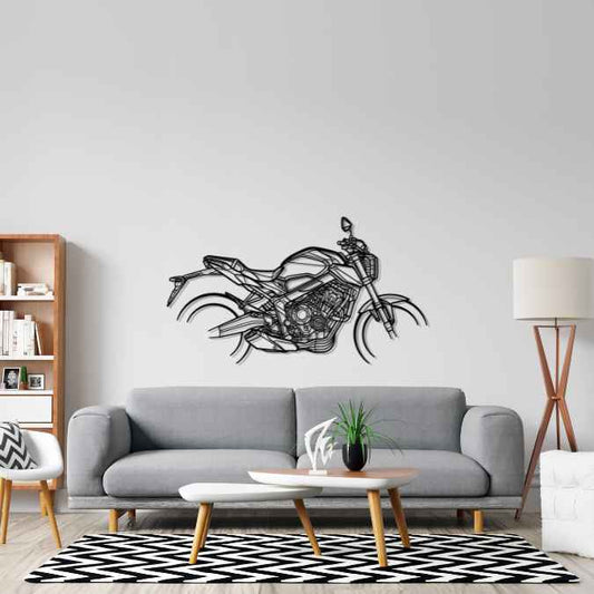 CB650R 2023 Silhouette Metal Wall Art Bike Silhouettes | Wall Decor | Gift For Men - Pixelgears