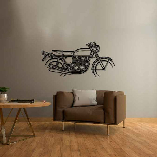 CB750F 1973 Metal Wall Art Bike Silhouettes | Wall Decor | Gift For Men - Pixelgears