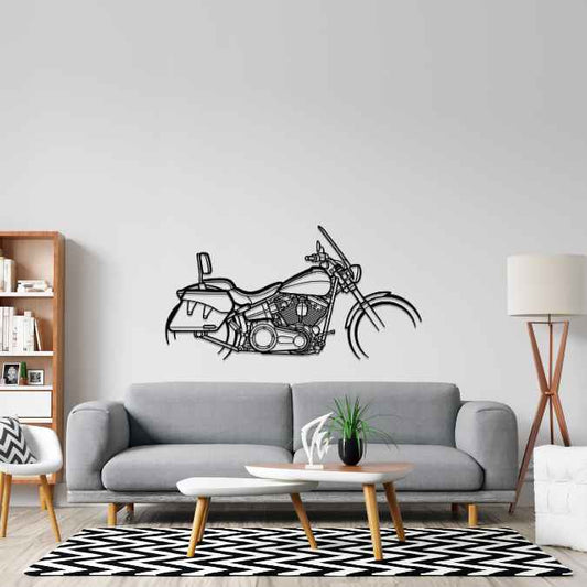 CVO Breakout Metal Wall Art Bike Silhouettes | Wall Decor | Gift For Men - Pixelgears