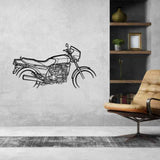 CX650E Metal Wall Art Bike Silhouettes | Wall Decor | Gift For Men - Pixelgears