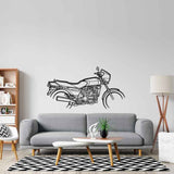 CX650E Metal Wall Art Bike Silhouettes | Wall Decor | Gift For Men - Pixelgears