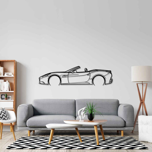 California Metal Wall Art Car Silhouette | Personalized Car Gift For Men - PixelGears