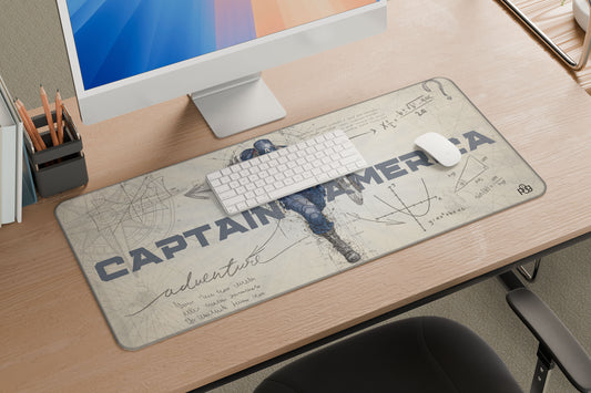 Captain America LineArt Edition - XXL and XXXXL Mouse Pad - PixelGears