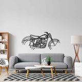 Catalina 1964 Metal Wall Art Bike Silhouettes | Wall Decor | Gift For Men - Pixelgears