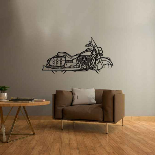 Chief Vintage Metal Wall Art Bike Silhouettes | Wall Decor | Gift For Men - Pixelgears