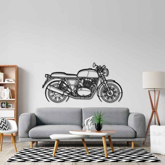Continental GT650 Metal Wall Art Bike Silhouettes | Wall Decor | Gift For Men - Pixelgears