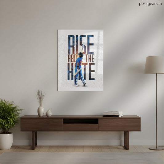 Cricket Legend Motivation Metal Poster | Aesthetic Pop Art Wall Decor & Painting