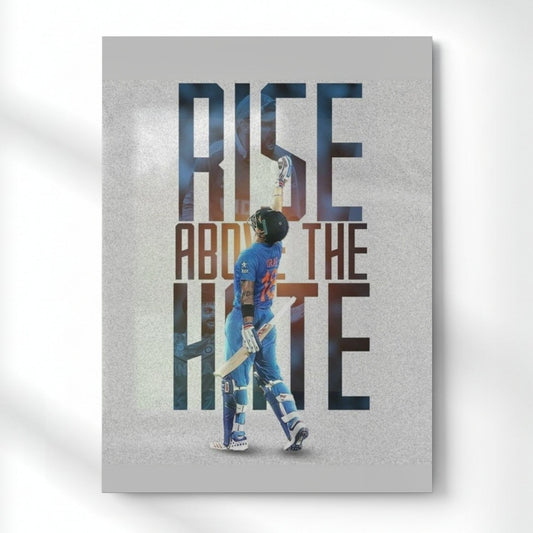 Cricket Legend Motivation Metal Poster | Aesthetic Pop Art Wall Decor & Painting