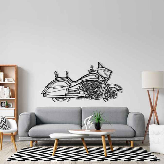 Cross Country 2014 Metal Wall Art Bike Silhouettes | Wall Decor | Gift For Men - Pixelgears