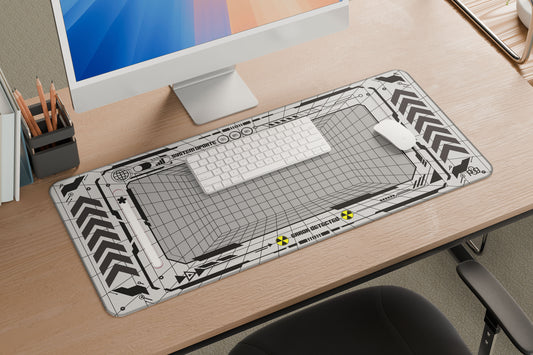 Cyberpunk Frame With Perspective Grid - XXL and XXXXL Mouse Pad - PixelGears
