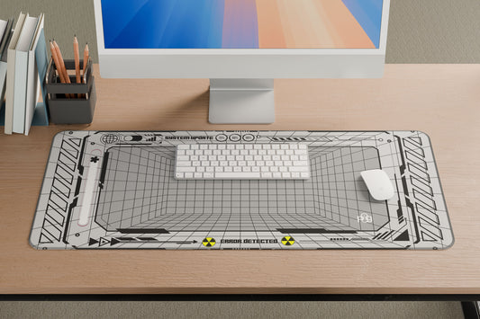 Cyberpunk futuristic Frame Light Background - XXL and XXXXL Mouse Pad - PixelGears