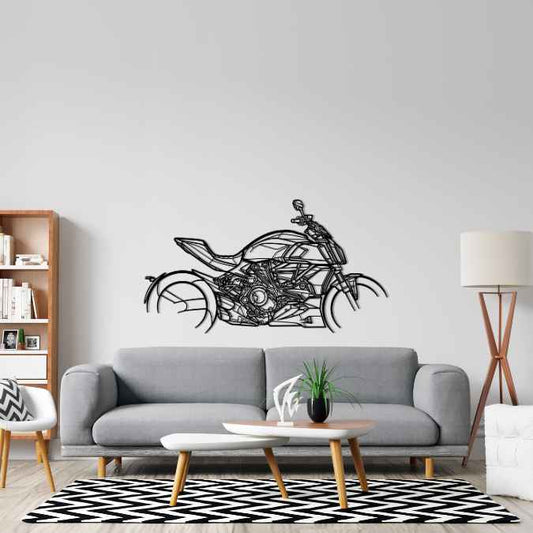 Diavel 1260s Metal Wall Art Bike Silhouettes | Wall Decor | Gift For Men - Pixelgears