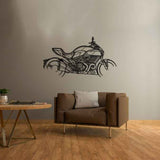 Diavel Titanium 2015 Metal Wall Art Bike Silhouettes | Wall Decor | Gift For Men - Pixelgears