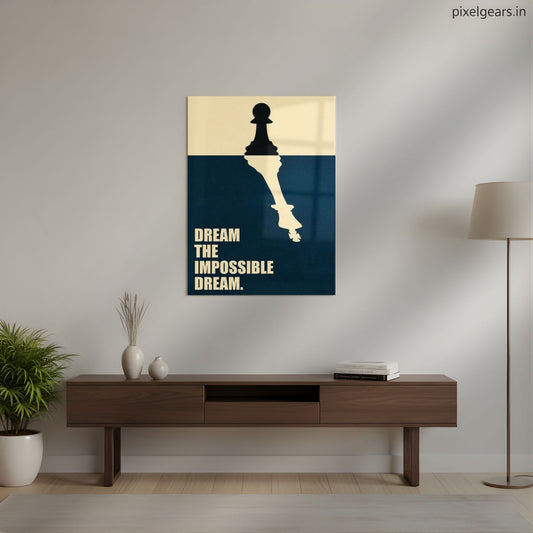 Dream the impossible dream Metal Poster | Aesthetic Pop Art Wall Decor & Painting