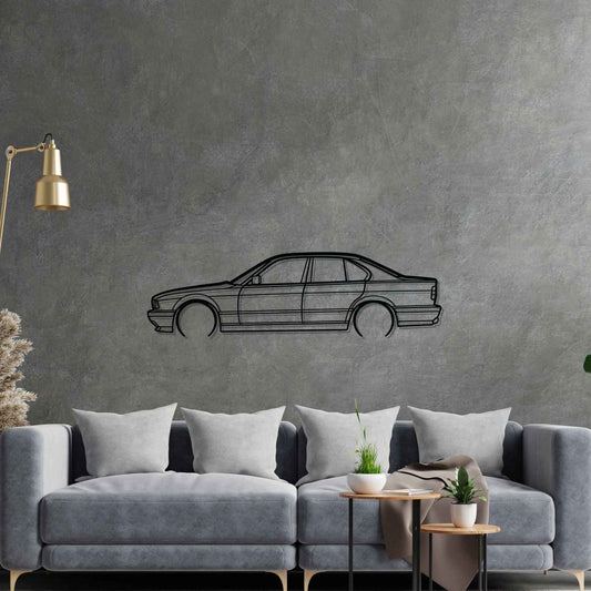 BMW M5 Metal Wall Art Car Silhouette | Personalized Car Gift For Men - PixelGears
