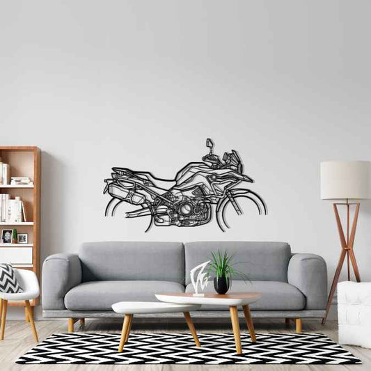 F 750 GS 2022 Metal Wall Art Bike Silhouettes | Wall Decor | Gift For Men - Pixelgears