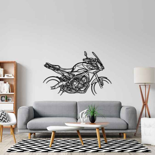 FJ 09 2015 Metal Wall Art Bike Silhouettes | Wall Decor | Gift For Men - Pixelgears