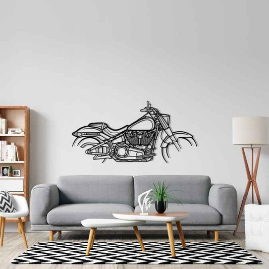 Fat Boy 2022 Metal Wall Art Bike Silhouettes | Wall Decor | Gift For Men - Pixelgears