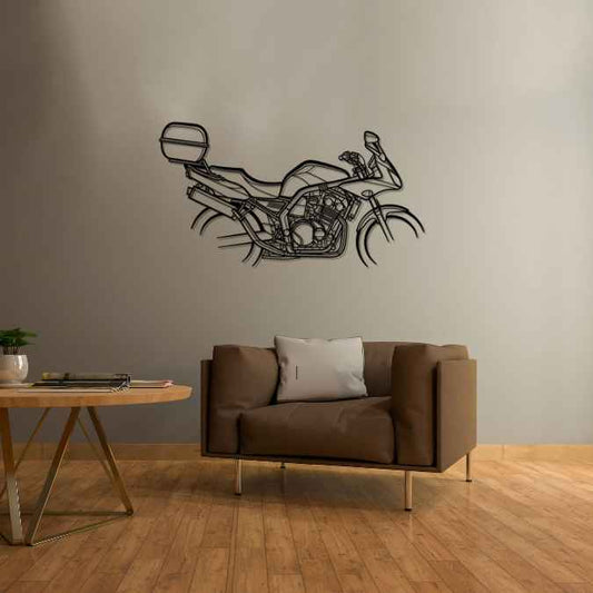Fazer 600 2002 Metal Wall Art Bike Silhouettes | Wall Decor | Gift For Men - Pixelgears