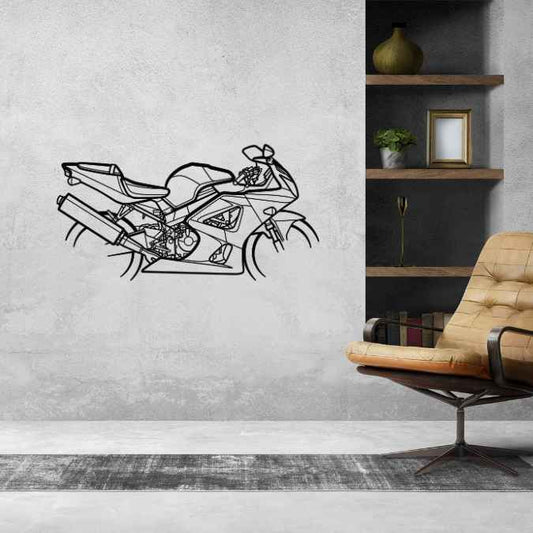 Fireblade 2001 Metal Wall Art Bike Silhouettes | Wall Decor | Gift For Men - Pixelgears