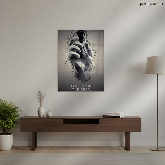 Focus On The Best Metal Poster | Aesthetic Pop Art Wall Decor & Painting