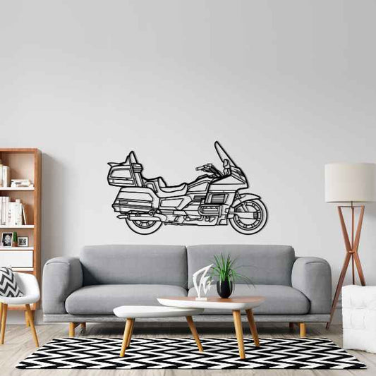 GL 1500 2008 Metal Wall Art Bike Silhouettes | Wall Decor | Gift For Men - Pixelgears