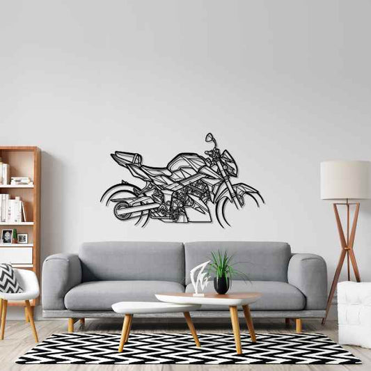 GSR750 2016 Silhouette Metal Wall Art Bike Silhouettes | Wall Decor | Gift For Men - Pixelgears