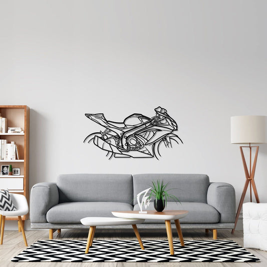 GSXR Metal Wall Art Bike Silhouettes | Wall Decor | Gift For Men - Pixelgears