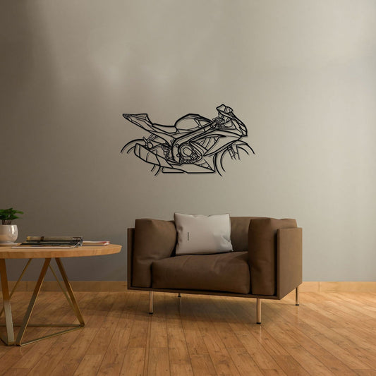 GSXR Metal Wall Art Bike Silhouettes | Wall Decor | Gift For Men - Pixelgears