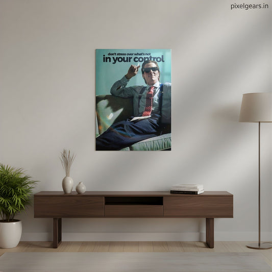 Gentleman Vibes Minimal Quote Metal Poster | Aesthetic Pop Art Wall Decor & Painting