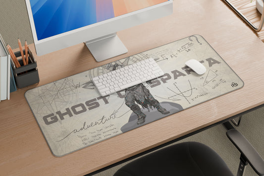 Ghost Of Sparta LineArt Edition - XXL and XXXXL Mouse Pad - PixelGears
