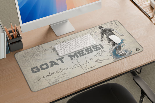 Goat Messi LineArt - XXL and XXXXL Mouse Pad - PixelGears