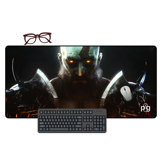 God Of War Kratos Fantasy Mythological - XXL and XXXXL Mouse Pad - PixelGears