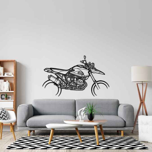 HP2 Enduro 2006 Metal Wall Art Bike Silhouettes | Wall Decor | Gift For Men - Pixelgears