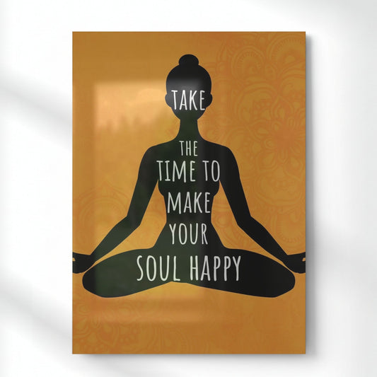 Happy Soul Metal Poster | Aesthetic Pop Art Wall Decor & Painting