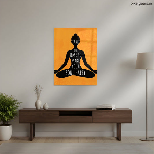 Happy Soul Metal Poster | Aesthetic Pop Art Wall Decor & Painting