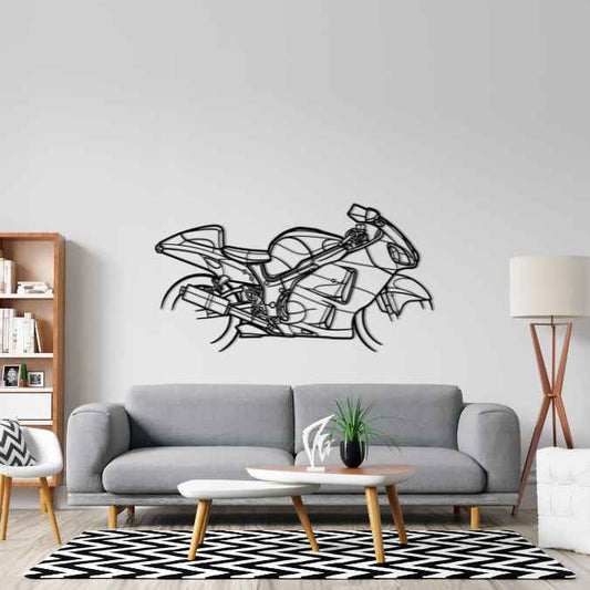 Hayabusa 1300R 2002 Metal Wall Art Bike Silhouettes | Wall Decor | Gift For Men - Pixelgears