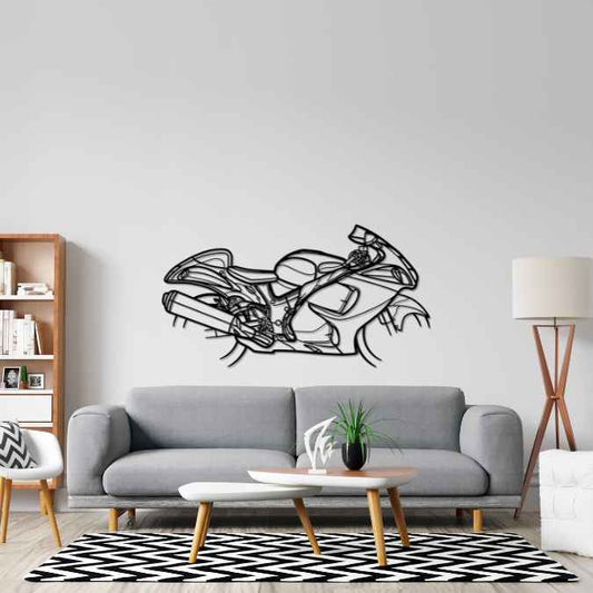Hayabusa 2012 Metal Wall Art Bike Silhouettes | Wall Decor | Gift For Men - Pixelgears
