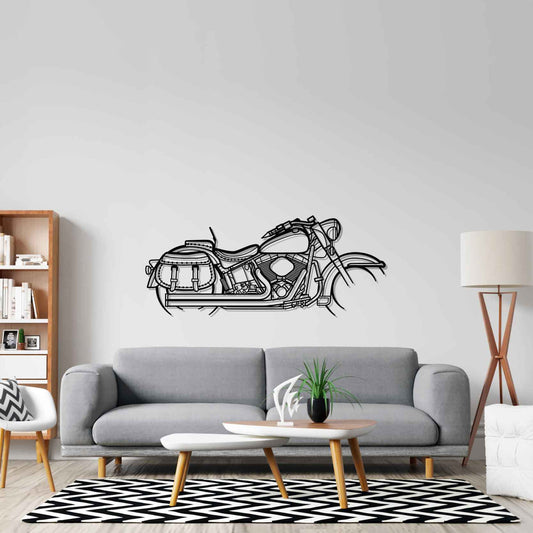 Heritage Classic 1944 Metal Wall Art Bike Silhouettes | Wall Decor | Gift For Men - Pixelgears