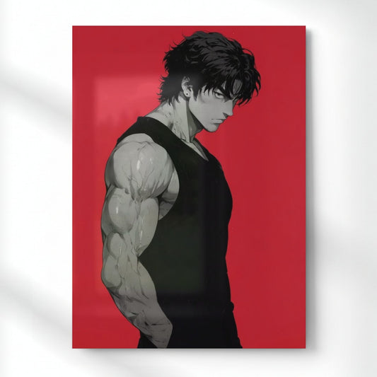 Hokuto's Successor Metal Poster | Aesthetic Pop Art Wall Decor & Painting