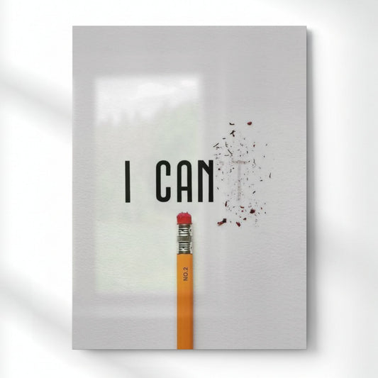 I Can Metal Poster | Aesthetic Pop Art Wall Decor & Painting