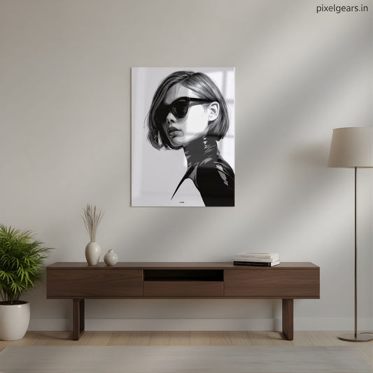 Icons Of Modern Edge Metal Poster | Aesthetic Pop Art Wall Decor & Painting