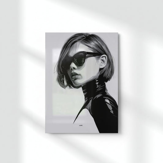 Icons Of Modern Edge Metal Poster | Aesthetic Pop Art Wall Decor & Painting